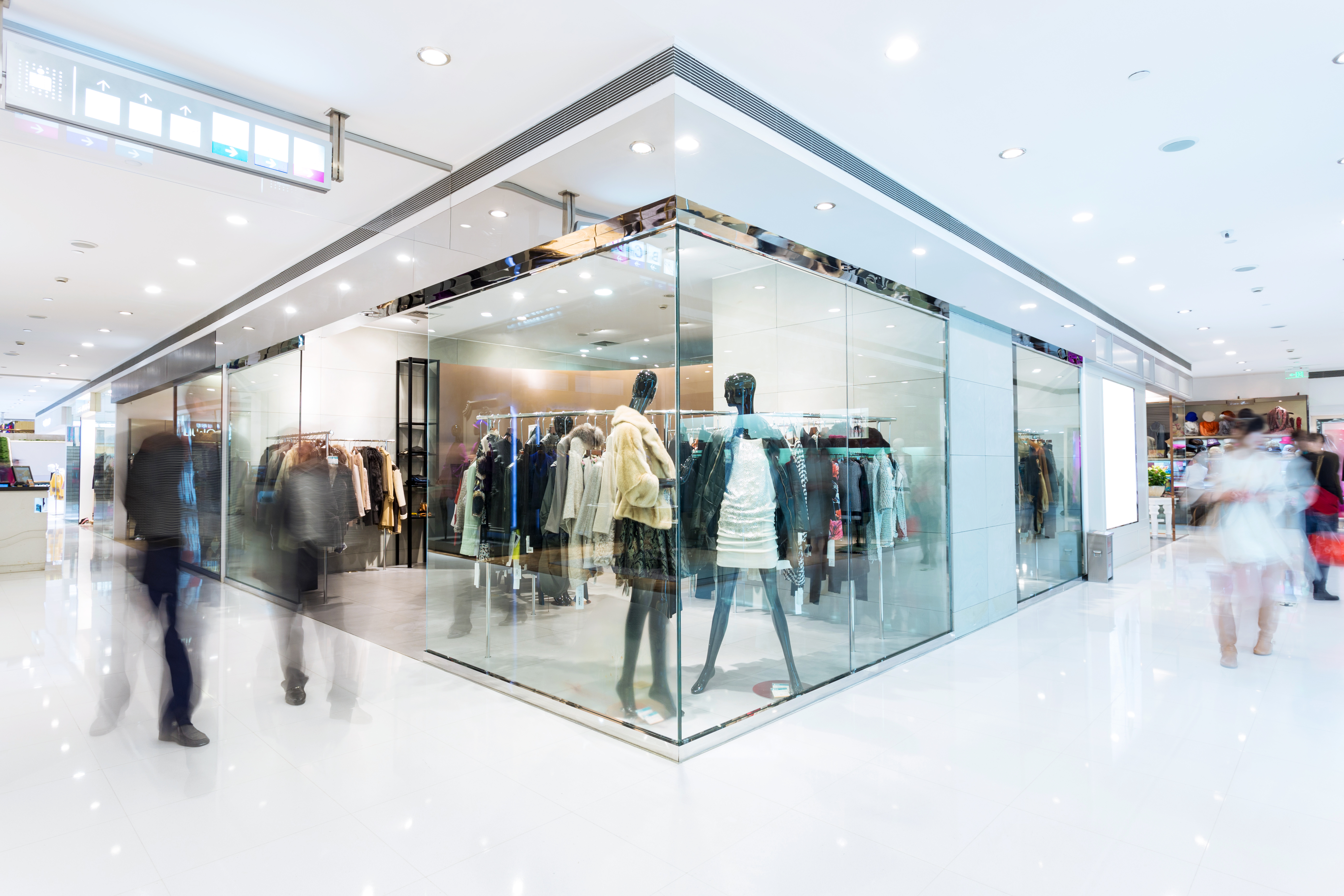 Shop in the mall