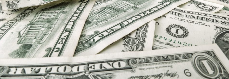 U. S. Dollar bills