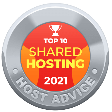 HostAdvice TOP 10 Shared Hosting